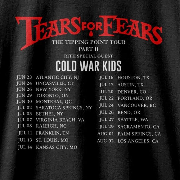 Tears For Fears Ultimate Collection Album Art Band Music Graphic Retro T-Shirt - Picture 2 of 5